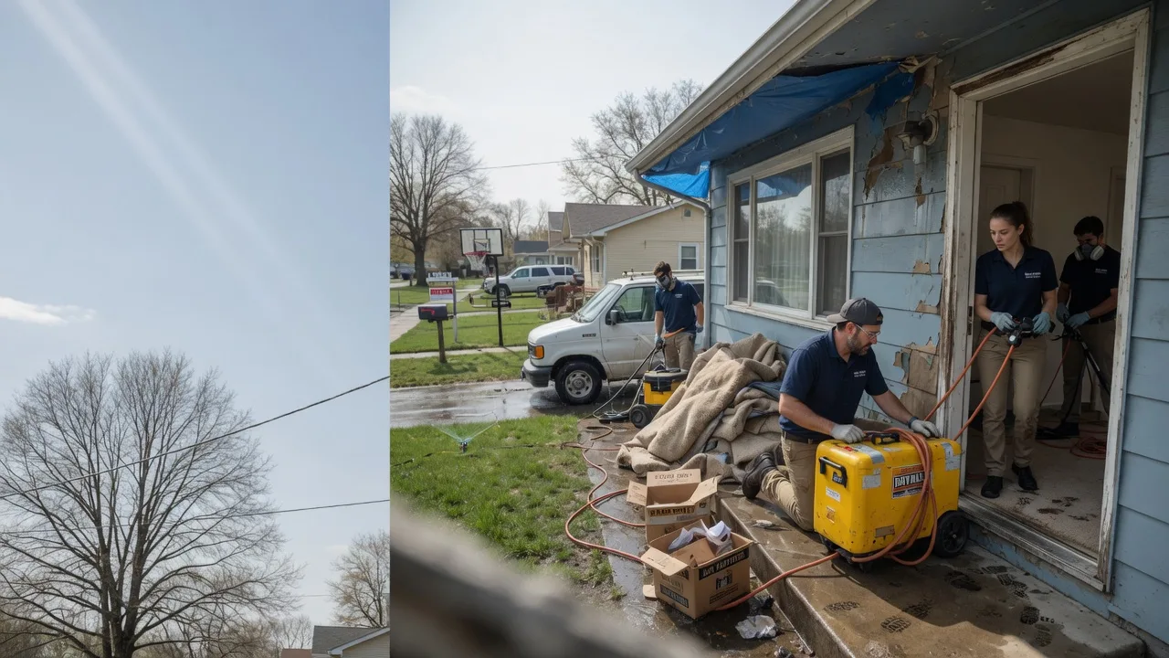 Basement Flood Cleanup in Emden, MO near me